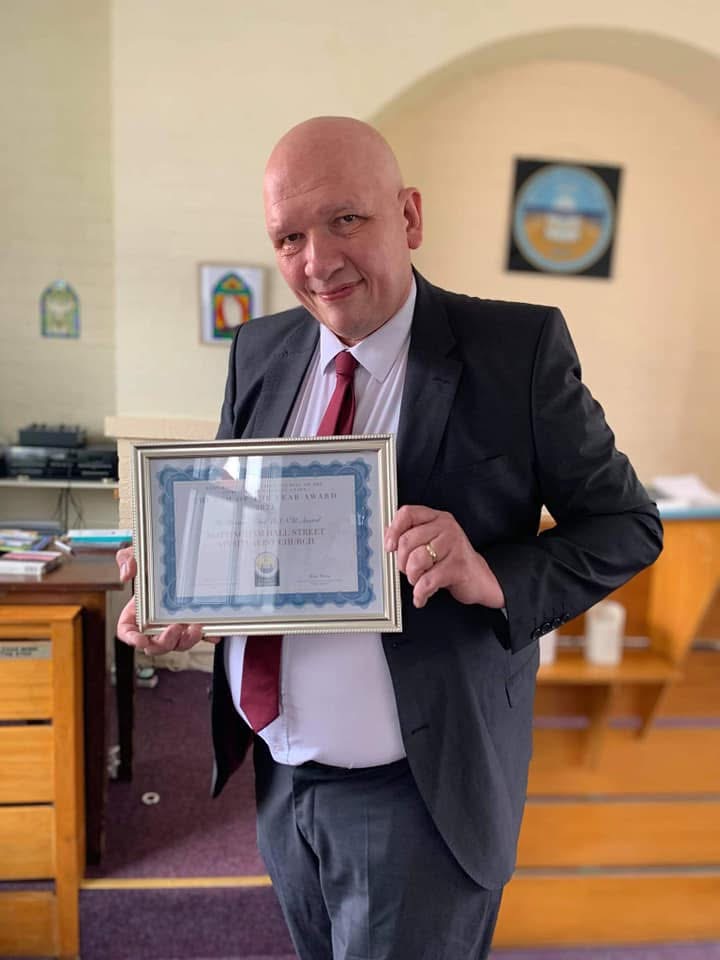 Simon Harris, President of Nottingham Spiritualist Church